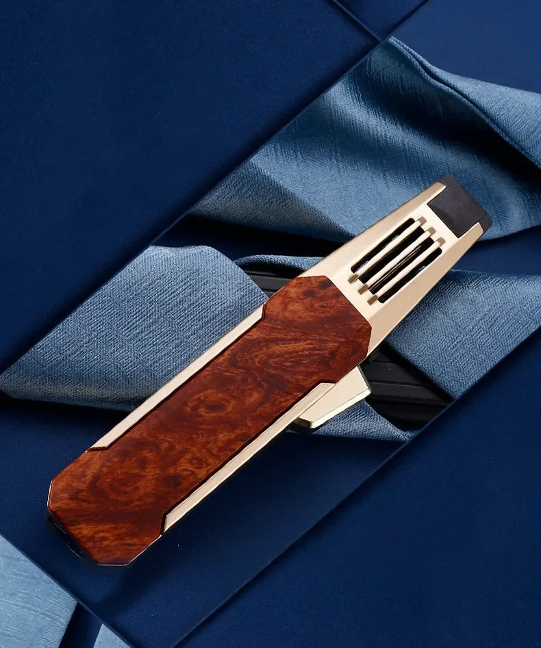 Hot JOBON outdoor wind turbine torch large spray gun metal blue flame direct butane gas lighter kitchen barbecue high-end gift