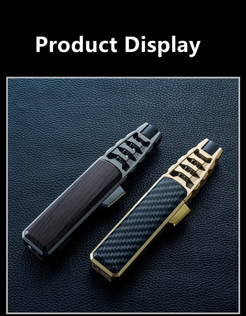 Hot JOBON outdoor wind turbine torch large spray gun metal blue flame direct butane gas lighter kitchen barbecue high-end gift