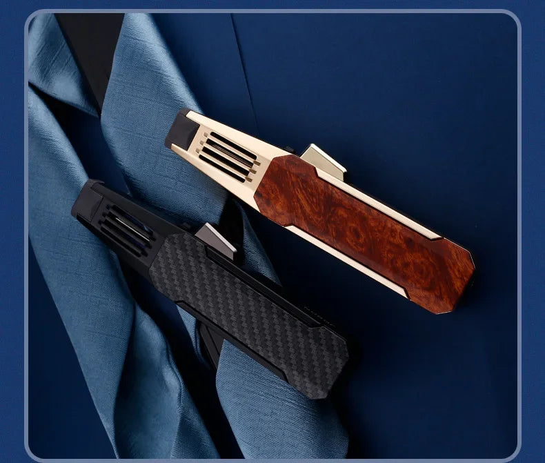 Hot JOBON outdoor wind turbine torch large spray gun metal blue flame direct butane gas lighter kitchen barbecue high-end gift