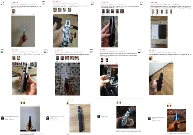 Hot JOBON outdoor wind turbine torch large spray gun metal blue flame direct butane gas lighter kitchen barbecue high-end gift